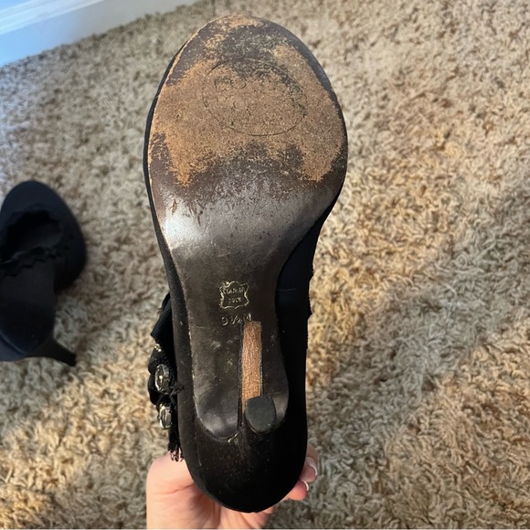 Tory Burch Elegant Black Women's Shoes size 9.5 - Picture 7 of 11